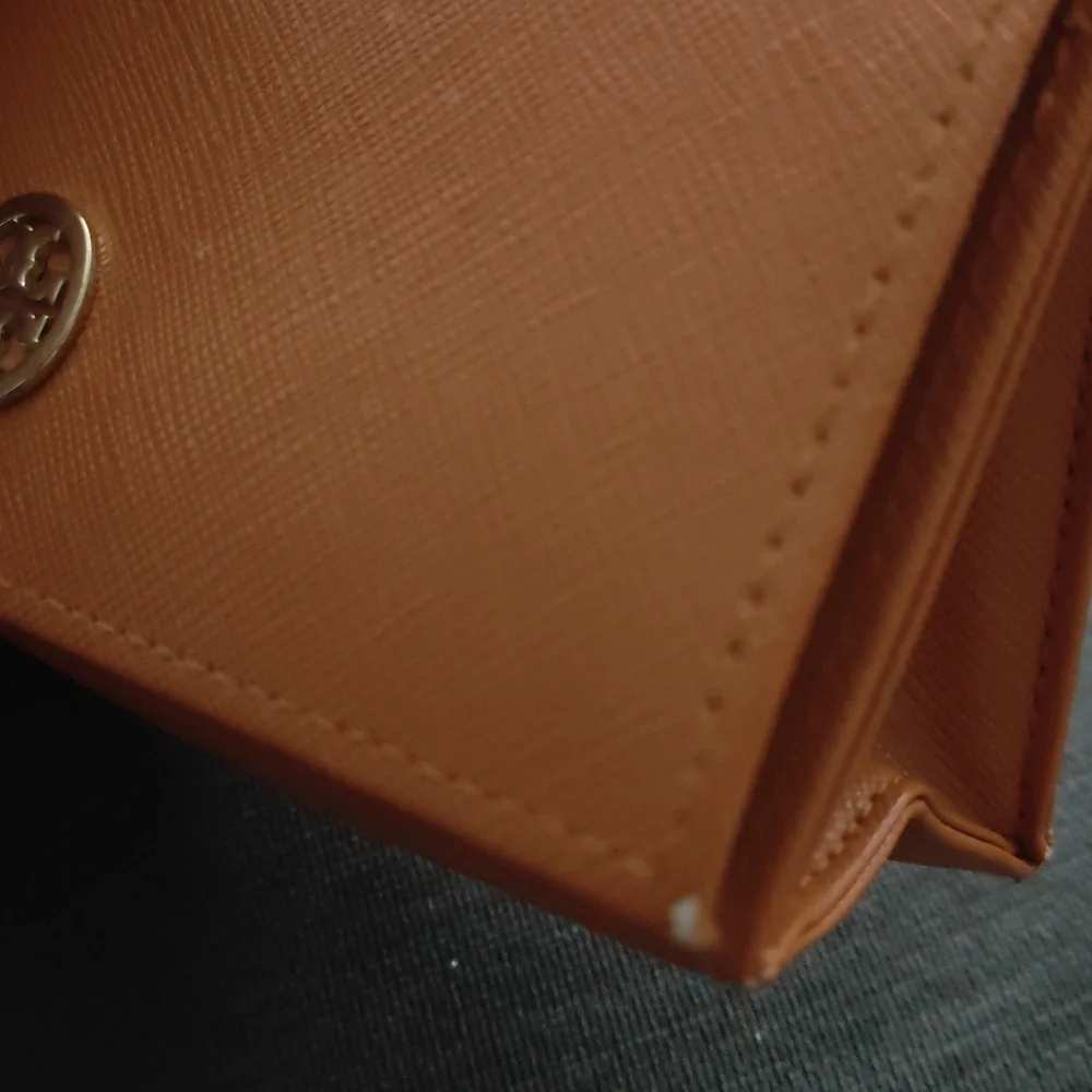 Tory Burch Saffiano Leather Fold Over Sunglasses Case